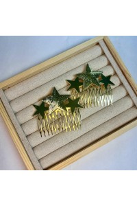 Peinecillo 3 ESTRELLAS Maxi doradas