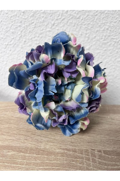 Peonía Maxi DUCADO,MORADO Y BLANCO, de tela, artesanal