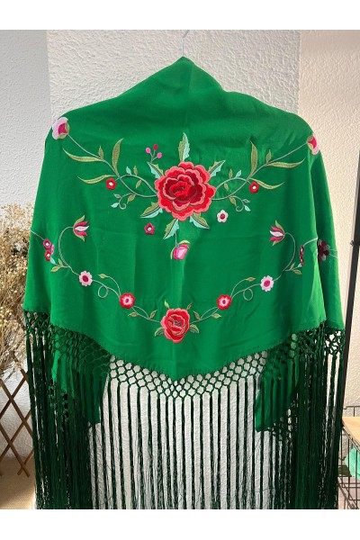 Mantoncillo AZAHAR verde andalucía y rojo, esterilla
