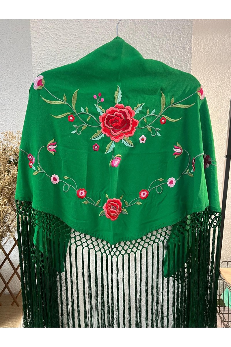 Mantoncillo AZAHAR verde andalucía y rojo, esterilla Mantoncillo AZAHAR verde andalucía y rojo, esterilla
