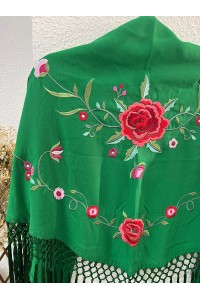 Mantoncillo AZAHAR verde andalucía y rojo, esterilla