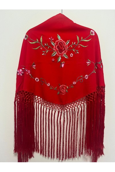 Mantoncillo AZAHAR rojo y rojo, esterilla
