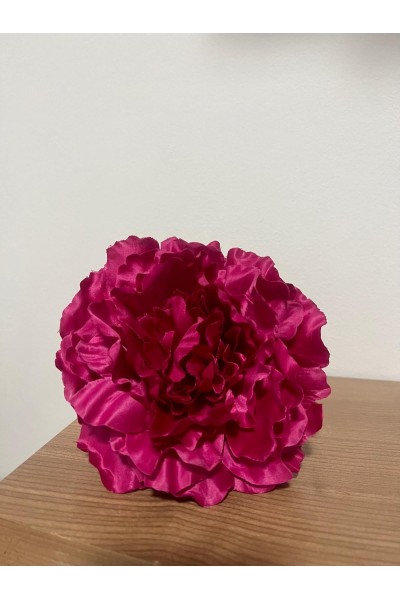 Peonía Maxi FUXIA, tela de 16 cm.