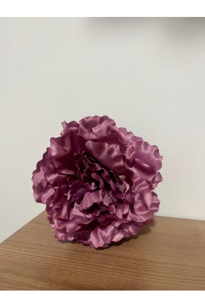 Maxi PEONÍA Malva, 16 cm de tela