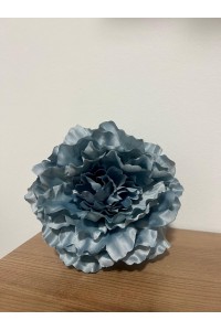 Maxi PEONÍA Azul, 16 cm de tela