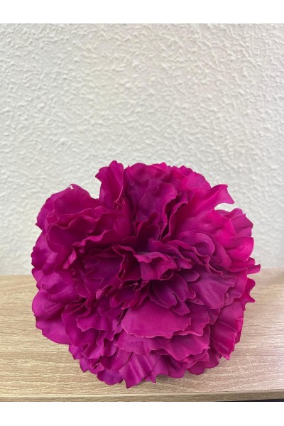Peonía Maxi BUGANVILLA degradada de tela de 16 cm.