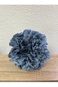Maxi PEONÍA Azul ducado, 16 cm de tela