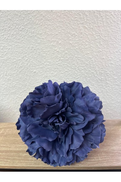 Maxi PEONÍA Azul 16 cm de tela
