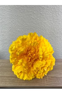 Peonía Maxi Amarilla, tela de 16 cm.