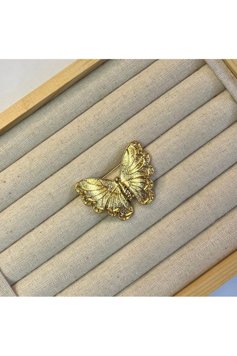Broche MARIPOSA dorada grande