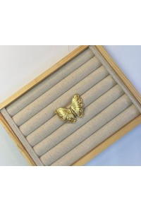 Broche MARIPOSA dorada grande