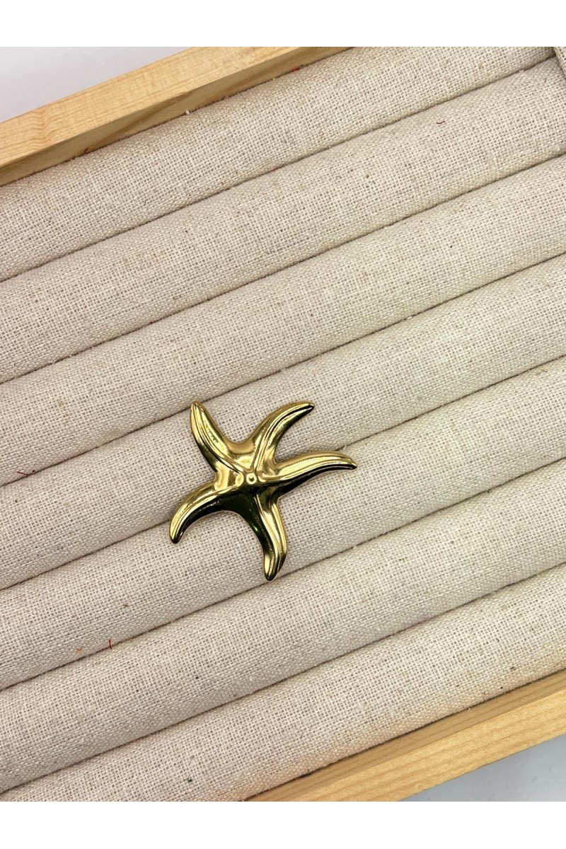 Broche ESTRELLA DE MAR dorado