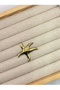 Broche ESTRELLA DE MAR dorado