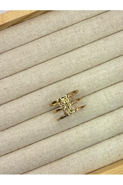 Anillo de mantoncillo ARAITOS MARIPOSA mediano, dorado