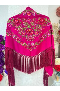 Pack FERIA BUGANVILLA de Mantoncillo, 2 claveles y pendientes dorados