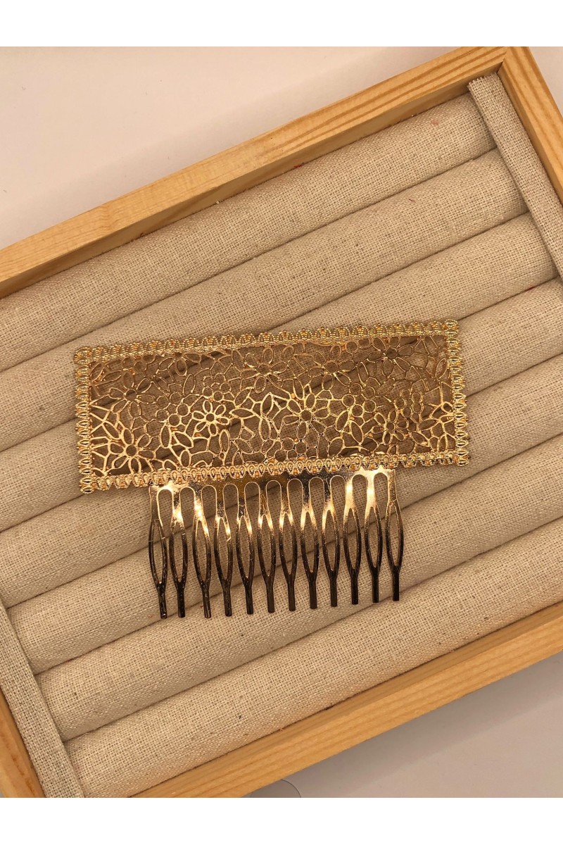 Peinecillo PIQUER dorado calado