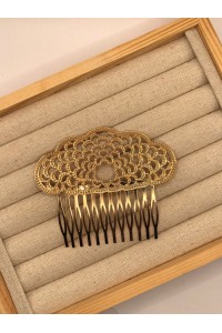 Peinecillo MANTILLA dorado calado