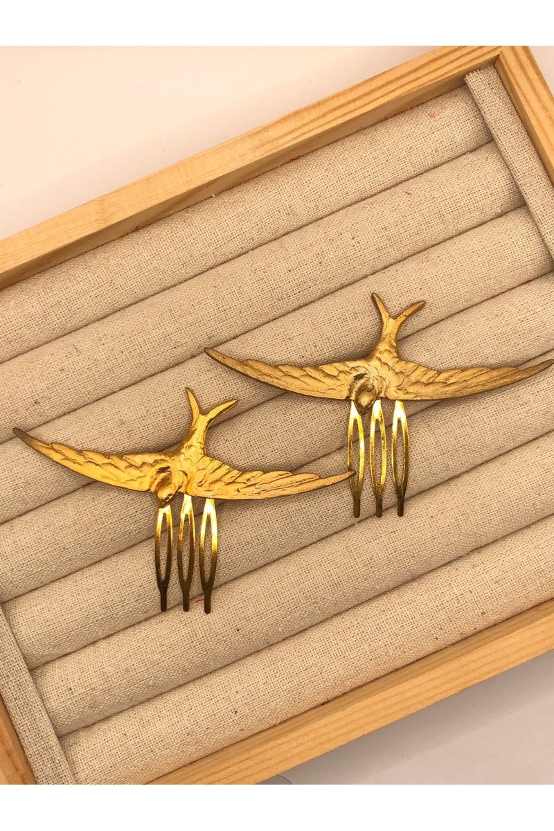 Peinecillo GAVIOTA dorado mate