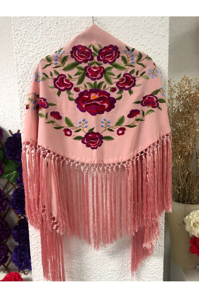 Mantoncillo de flamenca de niña PEONITA nude