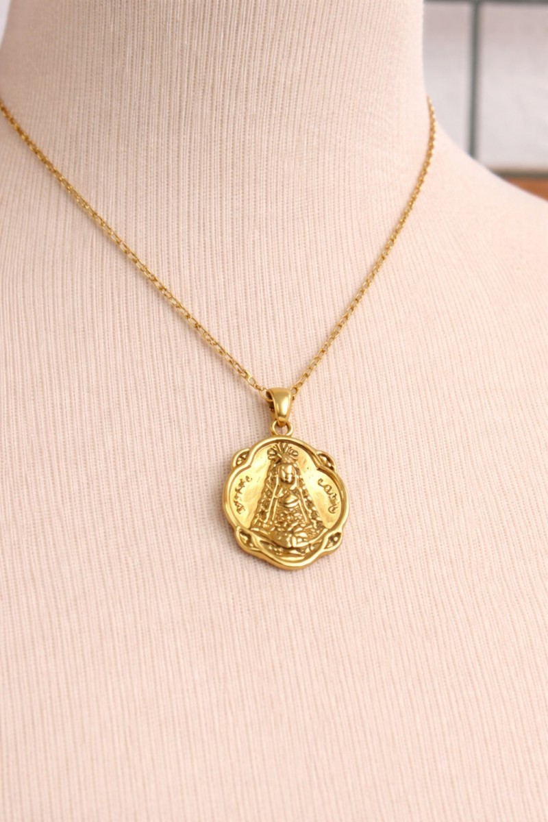 Medalla Virgen del ROCÍO dorada