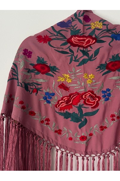 Mantoncillo de flamenca ALEGRÍA maquillaje