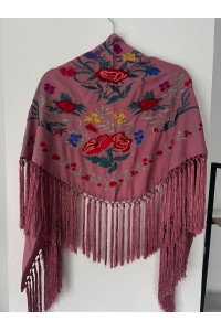 Mantoncillo de flamenca ALEGRÍA maquillaje
