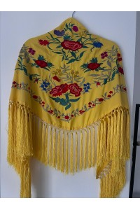 Mantoncillo de flamenca ALEGRÍA amarillo