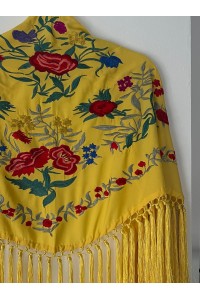 Mantoncillo de flamenca ALEGRÍA amarillo
