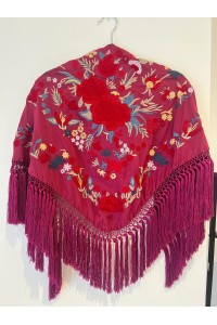 Mantoncillo de flamenca REVUELO buganvilla