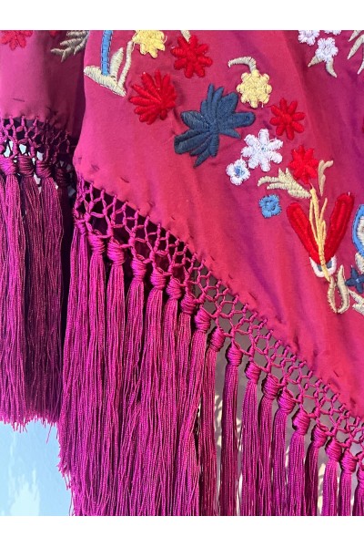 Mantoncillo de flamenca REVUELO buganvilla