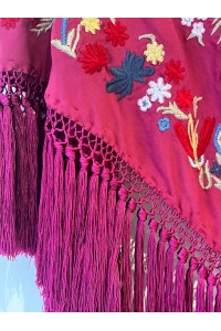 Mantoncillo de flamenca REVUELO buganvilla