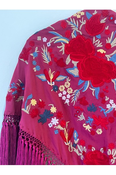 Mantoncillo de flamenca REVUELO buganvilla