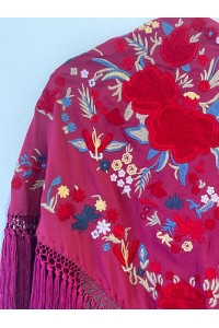 Mantoncillo de flamenca REVUELO buganvilla