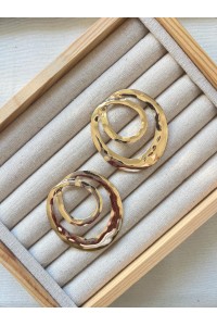 Pendientes DOBLE ARO dorados