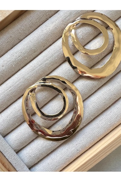 Pendientes DOBLE ARO dorados
