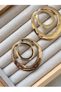 Pendientes DOBLE ARO dorados