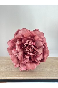 Peonía MAQUILLAJE empolvado, de tela, 16 cm de diámetro