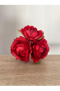 Lote 3 ROSAS ROJAS pequeñas