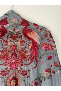 Mantoncillo de flamenca HERENCIA gris